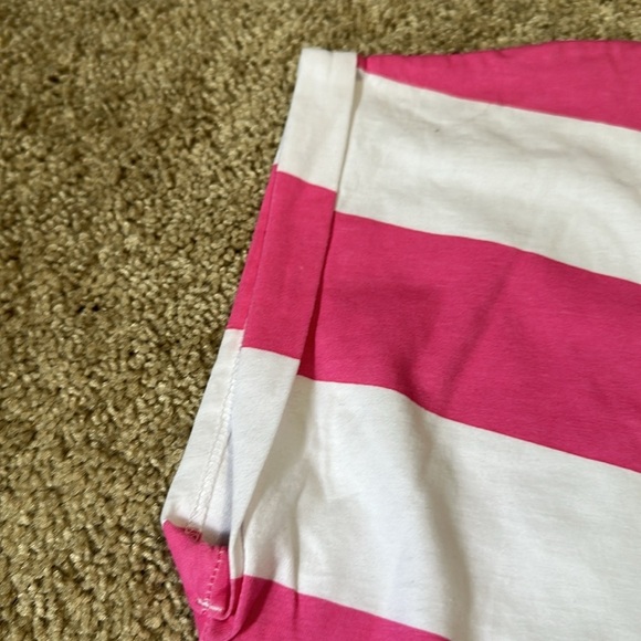 Juicy Couture Striped Dress Sequin Logo Pink White Gurls 3XL - Picture 5 of 6